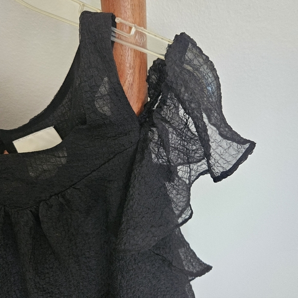 Anthropologie Maeve Open Shoulder Shirt - Picture 5 of 14